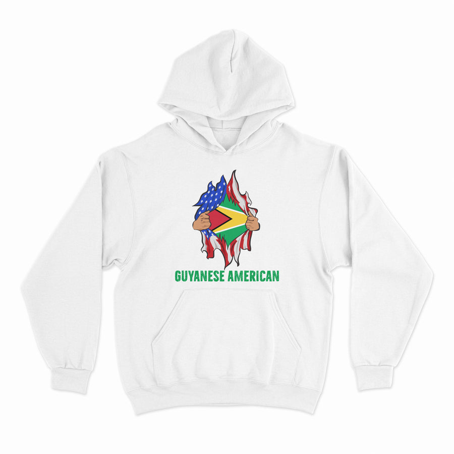 Guyanese American Unisex midweight hooded sweatshirt